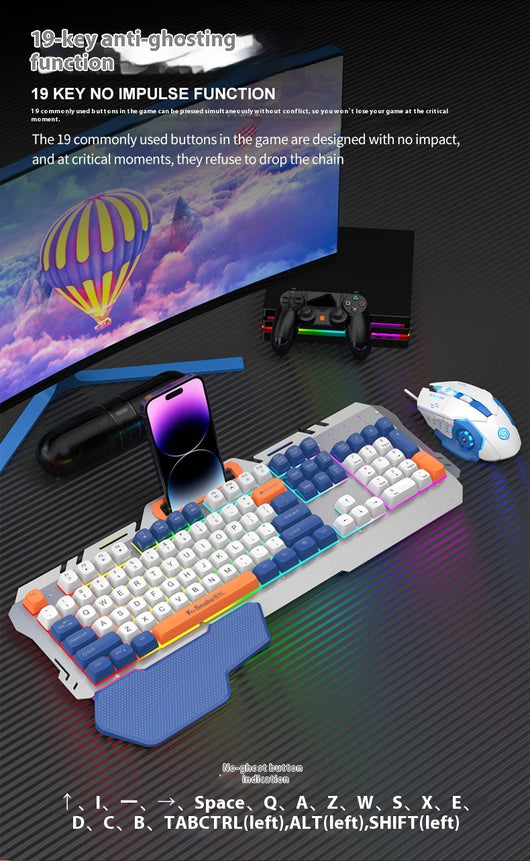 Kit Gamer Coordinado: Teclado, Mouse y Mousepad a Juego - Image 23
