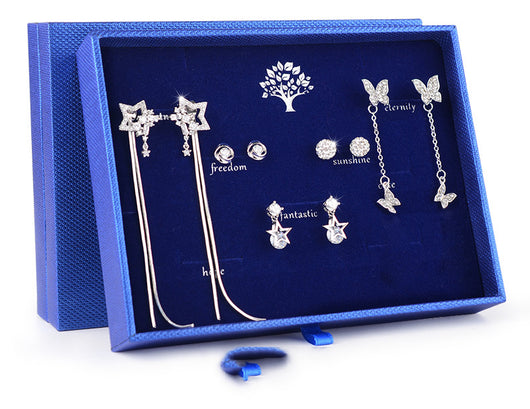 Aretes Femeninos con Borla Trendy en Caja de Regalo - Image 11