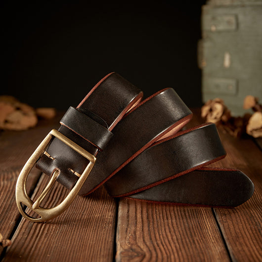Cinturón de Cuero para Hombre con Hebilla Personalizada - Image 5