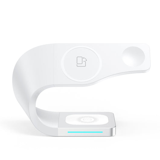 Estación de Carga Inalámbrica 3 en 1 para Smartphone, Reloj y Auriculares - Image 26