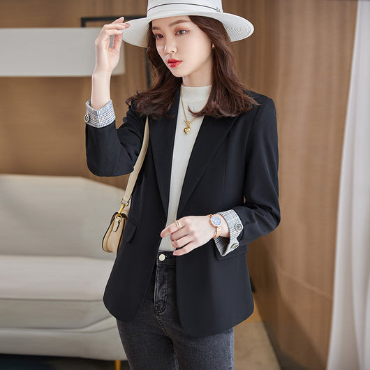 Blazer Ejecutivo Negro Grueso para Otoño e Invierno - Traje Formal Profesional - Image 4