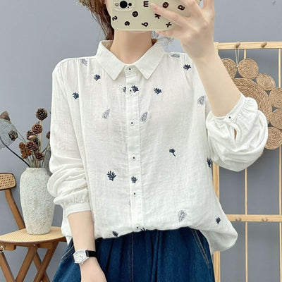 Blusa Larga de Algodón 100% Transpirable y Suave para Mujer - Image 14