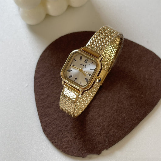 Reloj de Cuarzo Mujer Estilo Romano Retro Acero Inoxidable - Image 2