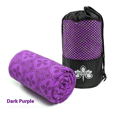 Toalla Antideslizante Absorbente de Yoga con Partículas de Agarre - Image 7