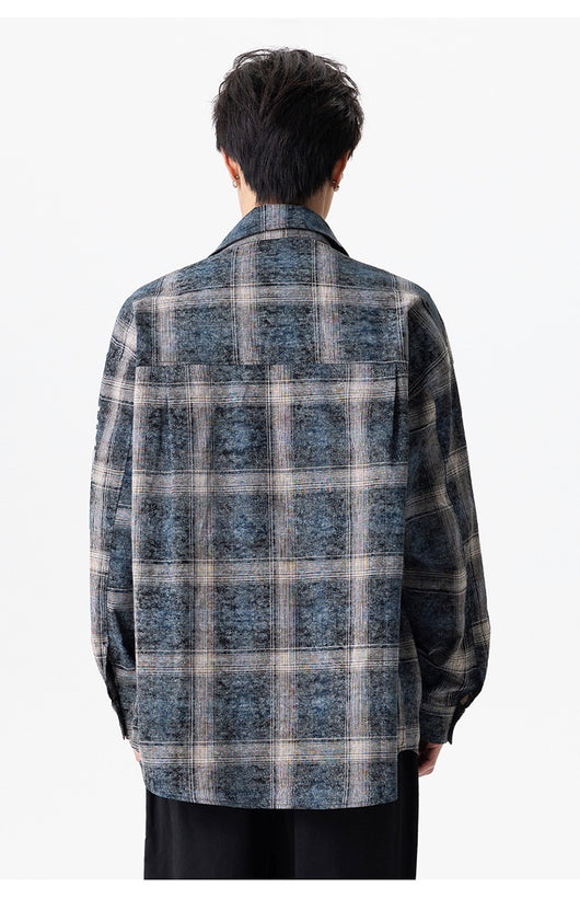 Camisa Casual a Cuadros para Hombre - Estilo Versátil - Image 11