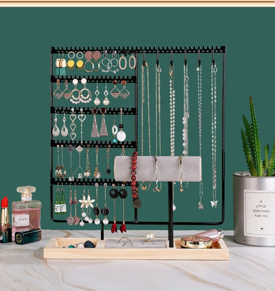 Organizador de Joyas Metálico - Soportes para Aretes, Collares y Anillos - Image 19