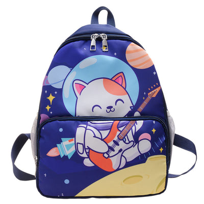 Mochila Escolar Infantil con Diseño de Gato Kawaii - Image 12