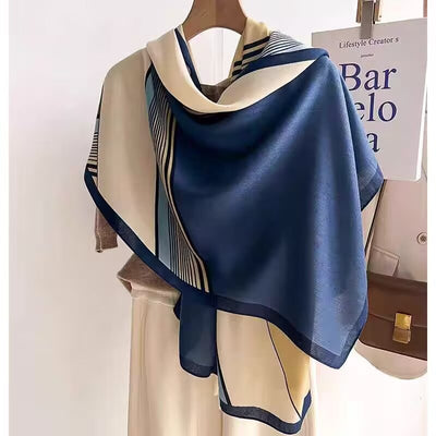 Foulard de Algodón y Lino Ligero - Pareo Sedoso Protección Solar para Playa y Viajes - Image 40
