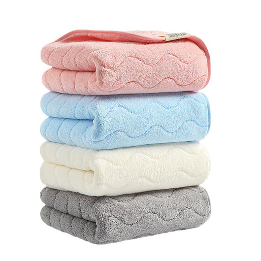Toalla Facial de Microfibra Coral - Suave y Absorbente - Image 3