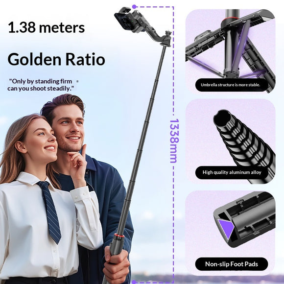 Estabilizador de Smartphone con Seguimiento IA y Diseño Portátil