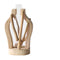 Jarrón de Madera Maciza Artesanal con Diseño de Paisaje