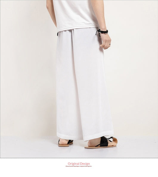 Pantalones Casuales Rectos Holgados Inspirados en Estilo Asiático - Image 13