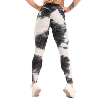 Pantalones de Chándal Tie-Dye Cintura Alta y Ajustados - Image 6