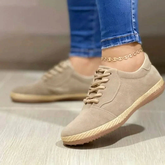 Zapatos Planos Cómodos para Mujer con Cordones y Punta Redonda - Image 10