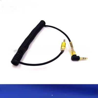Cable de Audio Auxiliar Retráctil 3.5mm con Codo de Resorte para Auto - Image 7