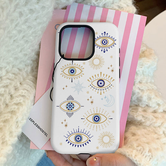 Funda Retro 2 en 1 con Patrón de Ojos - Protección Avanzada - Image 10