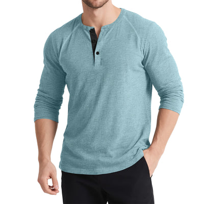 Suéter Retro con Botones y Contraste de Colores para Hombre - Image 14