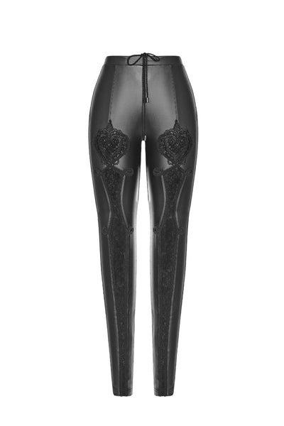 Leggings Deportivos con Bordado Floral y Posicionamiento Punk - Image 22