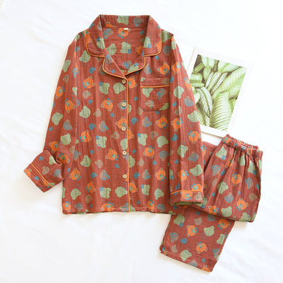 Pijama Suit Jacquard con Solapa - Corte Holgado y Elegante - Image 6