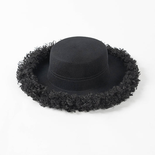 Sombrero de Lana Premium con Ala Rizada - Estilo Casual Invierno - Image 13