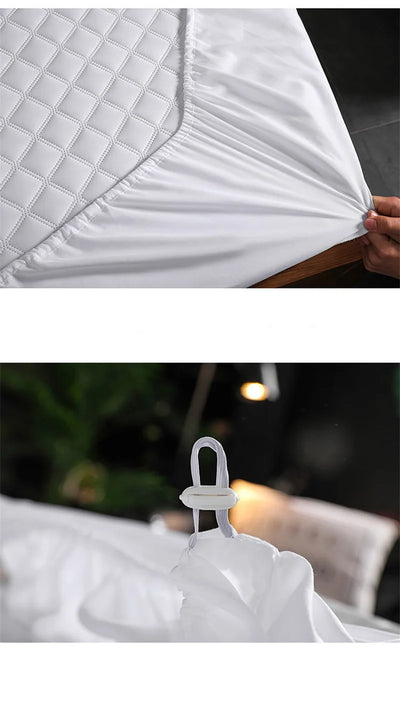 Protector de Colchón Acolchado Impermeable Ajustable Antideslizante - Image 13