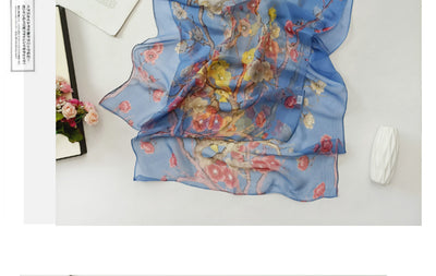 Pañuelo Playa Protección Solar Flor de Cerezo - Ligero y Suave para Mujer - Image 54
