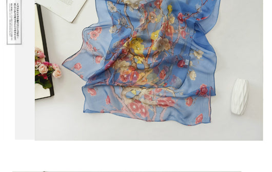 Pañuelo Playa Protección Solar Flor de Cerezo - Ligero y Suave para Mujer - Image 54