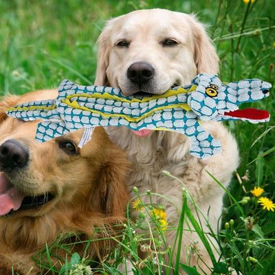 Juguetes para Perros Resistentes con Sonido - Diseños de Animales en Corduroy - Image 6