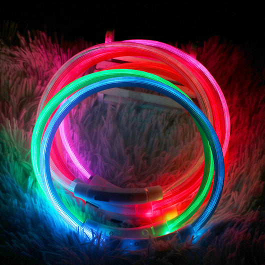 Collar Luminoso Recargable para Mascotas con Tres Modos de Destello - Image 4