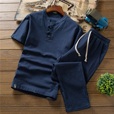 Conjunto de Pantalón y Camiseta Casual para Hombre - Image 11