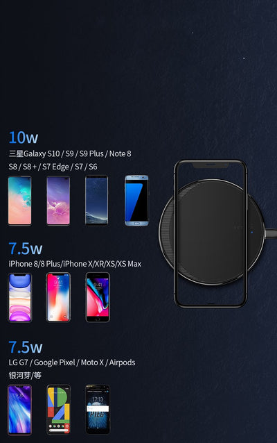 Cargador Inalámbrico Disco para Teléfono Móvil - Image 9