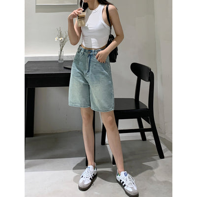 Shorts Denim Retro Casual para Mujer - Image 4
