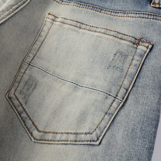 Jeans Rotos Estilo Americano para Hombre con Parches - Image 7