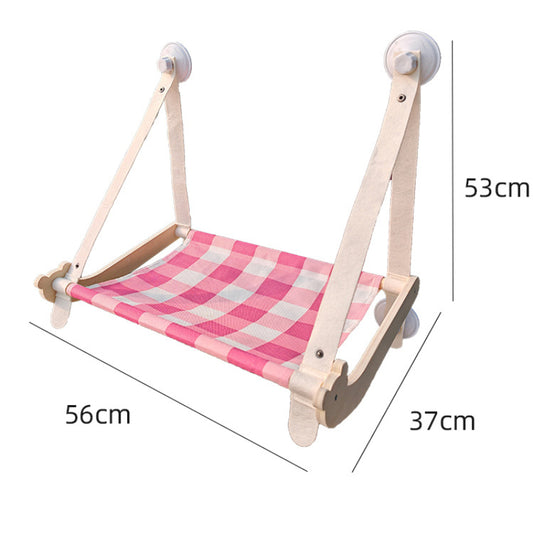 Hamaca de Madera para Gatos - Cama Cómoda con Asiento al Sol - Image 2