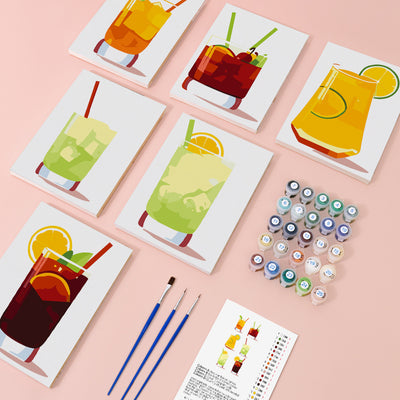 Kit de Pintura al Óleo Digital DIY - Paisajes y Flores - Image 26