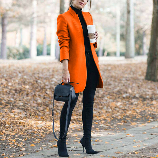 Abrigo de Lana para Mujer con Cuello Parado - Colección Otoño Invierno - Image 9
