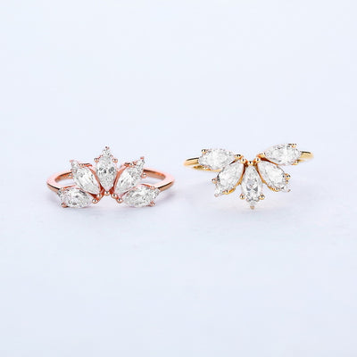 Anillo de Corona Estilo Palacio para Mujer