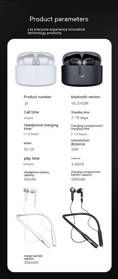 Auriculares Inalámbricos Deportivos con Cancelación de Ruido y Batería Ultra Larga - Image 21