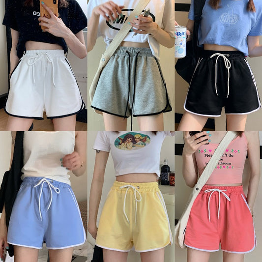 Shorts Deportivos Cintura Alta Estilo Coreano para Mujer - Corte Holgado - Image 2