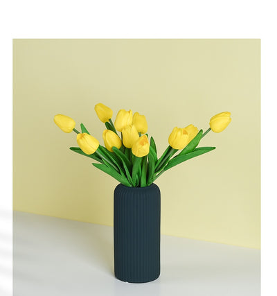 Jarrón Cerámico Minimalista Morandi Boca Ancha para Flores Secas - Image 21