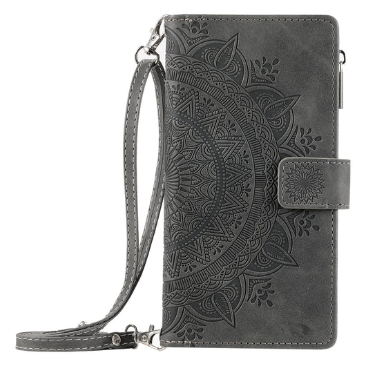 Funda Cartera Teléfono Cuero Grabado - Organizador de Tarjetas con Cierre - Image 6