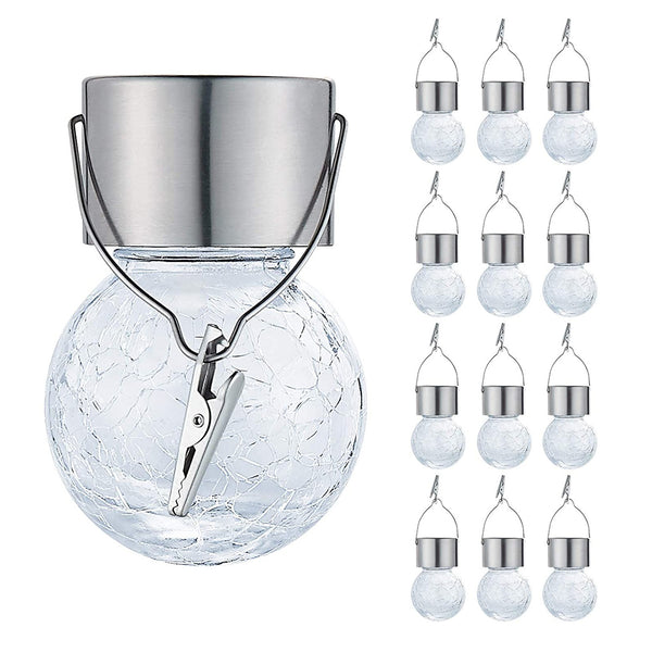 Lámpara Solar de Cristal Crack Ball - Iluminación Decorativa Exterior - Image 7