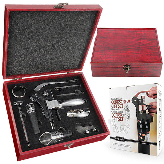 Set Sommelier Premium con Abridor de Vino, Vertedor y Diseño Exclusivo Conejo