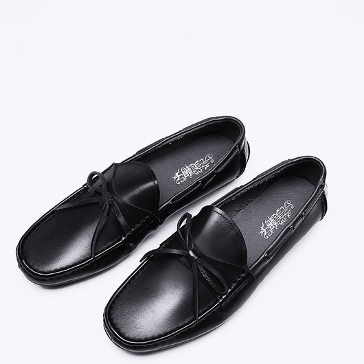 Zapatos Casuales de Cuero Estilo Coreano para Hombre - Image 11