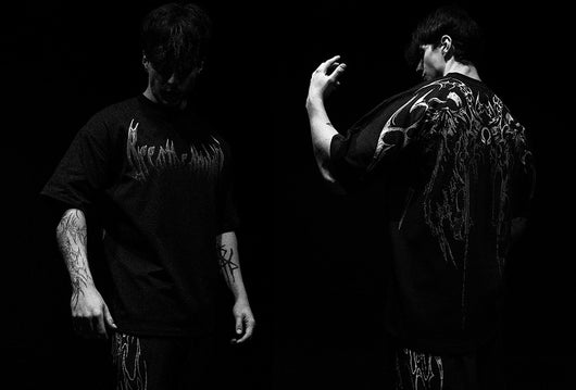Playera Holgada de Algodón Talla Grande Estilo Oscuro - Image 12