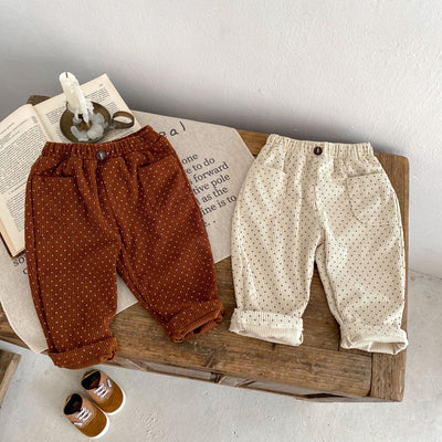 Pantalones de Pana Estampados Sueltos y Cómodos - Image 4
