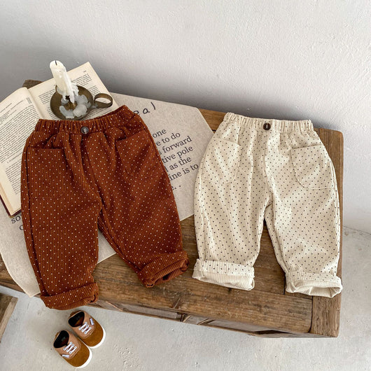 Pantalones de Pana Estampados Sueltos y Cómodos - Image 4
