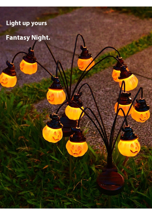 Lámpara Solar LED Calabaza Decorativa para Exterior - Iluminación Navideña para Jardín - Image 17
