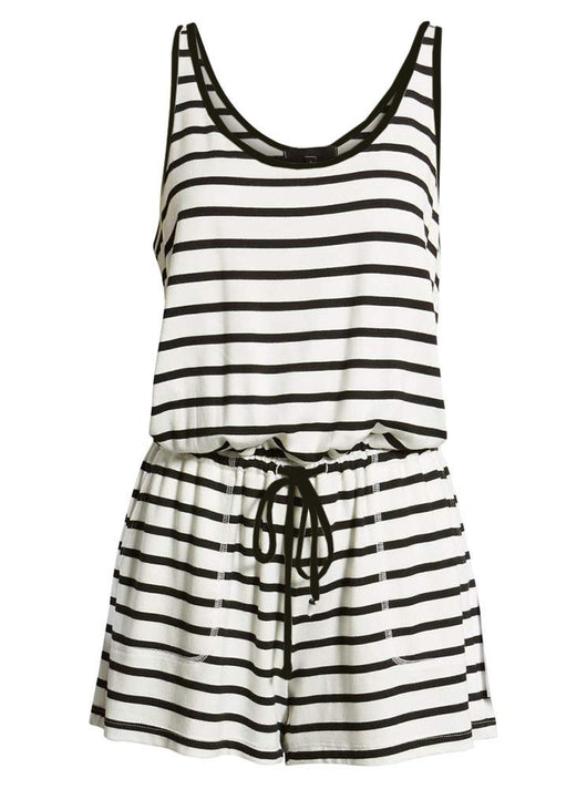 Jumpsuit Elegante con Tirantes Ajustables y Cordón - Image 9