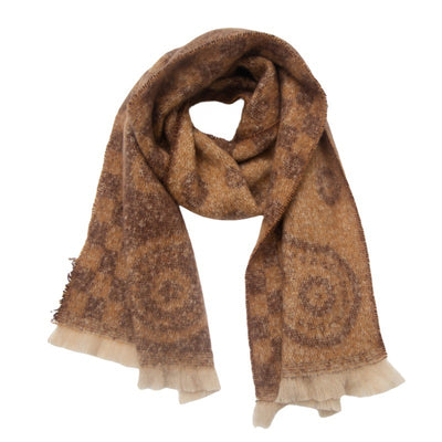 Bufanda Cuello Cálido Estampado Paisley Jacquard Unisex - Image 9